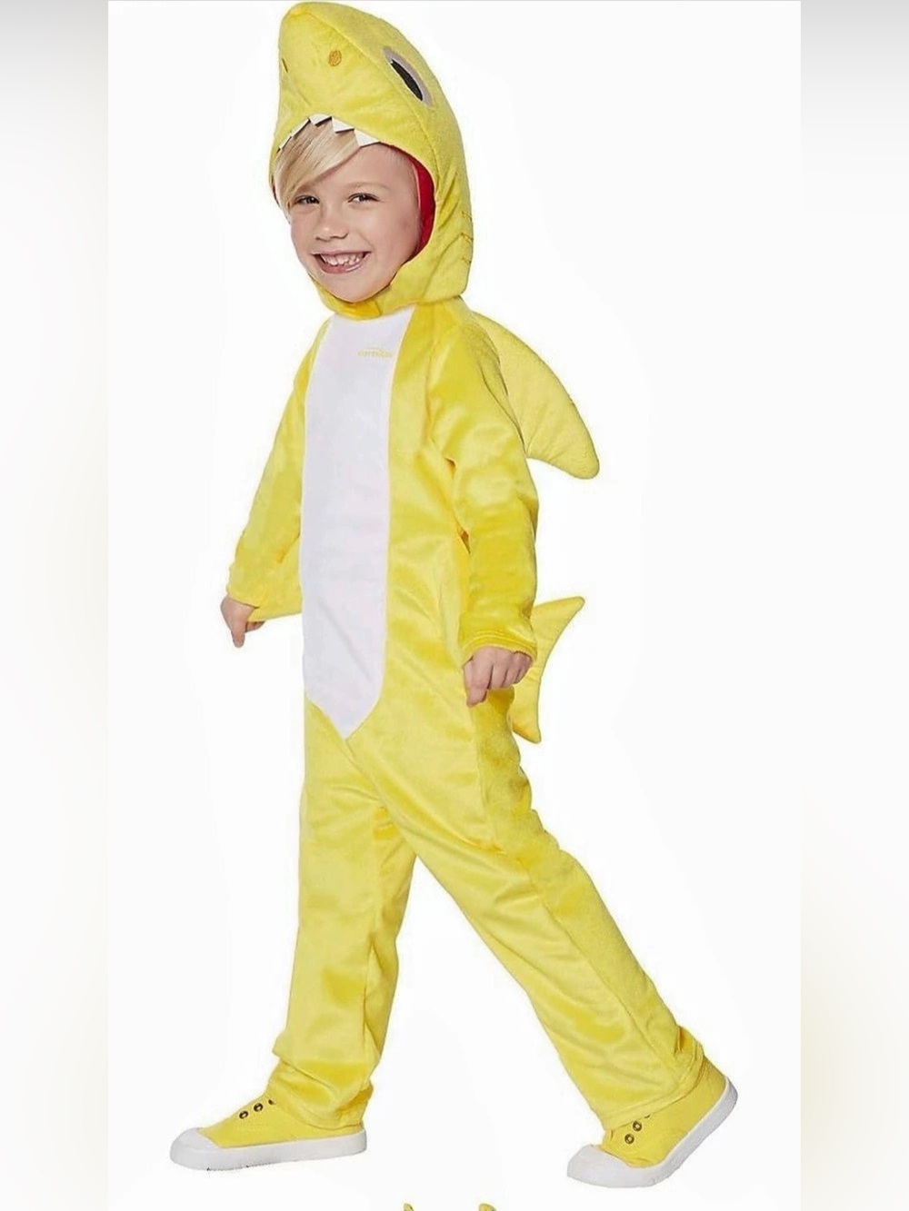 Rubie's Pinkfong Baby Shark Toddler Costume Yellow no hat